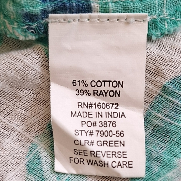 Blue Island Oversized Tropical Shorts Set Vacation Beach Coastal Cruise Summer - Picture 9 of 10